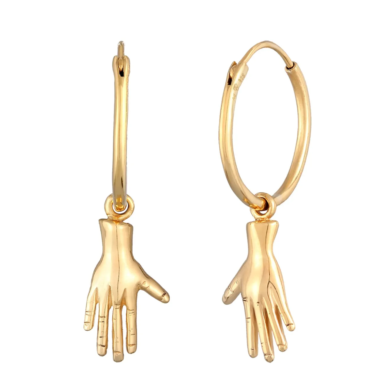 Elli "Ohrhänger Hände< Symbol-schmuck|Ohrringe