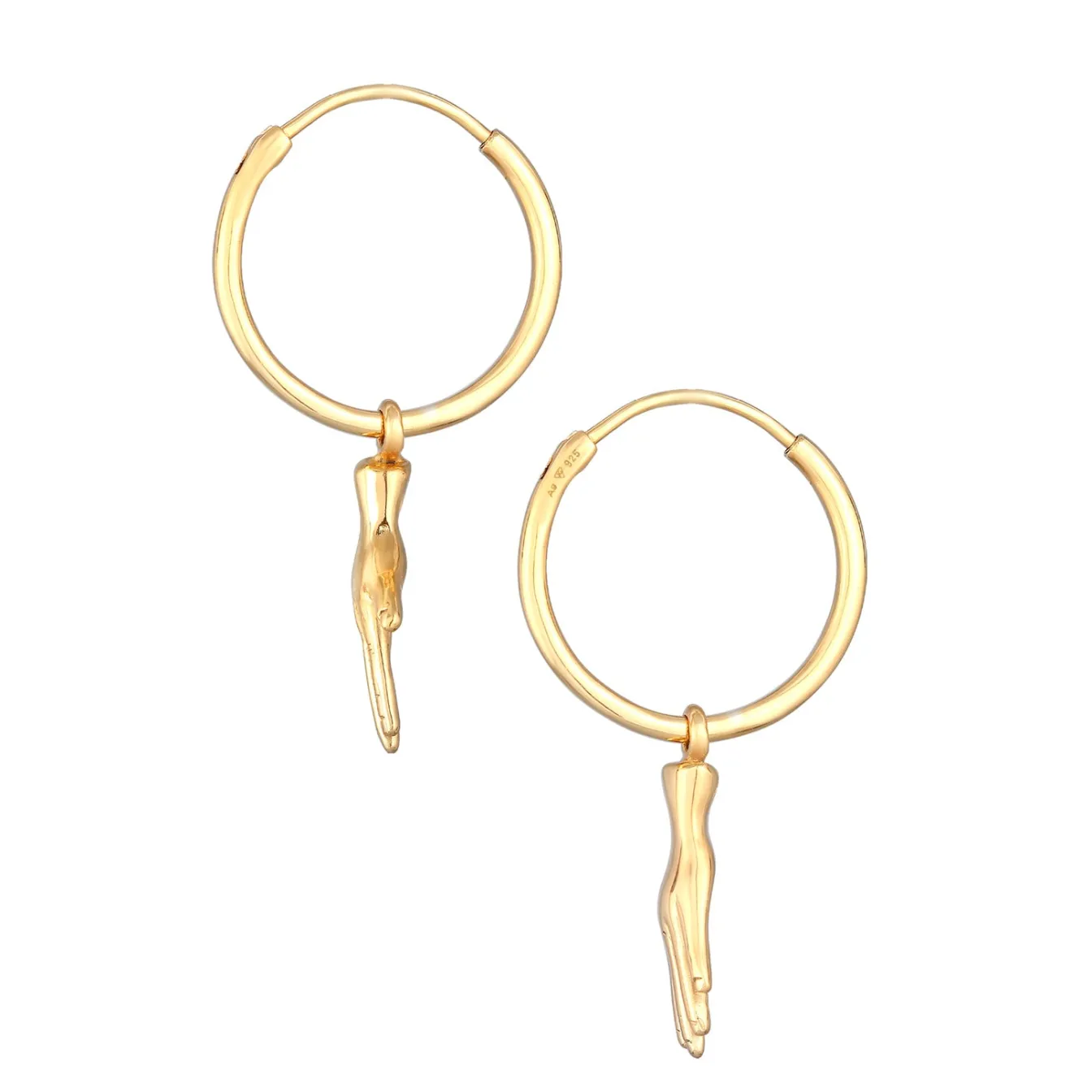Elli "Ohrhänger Hände< Symbol-schmuck|Ohrringe