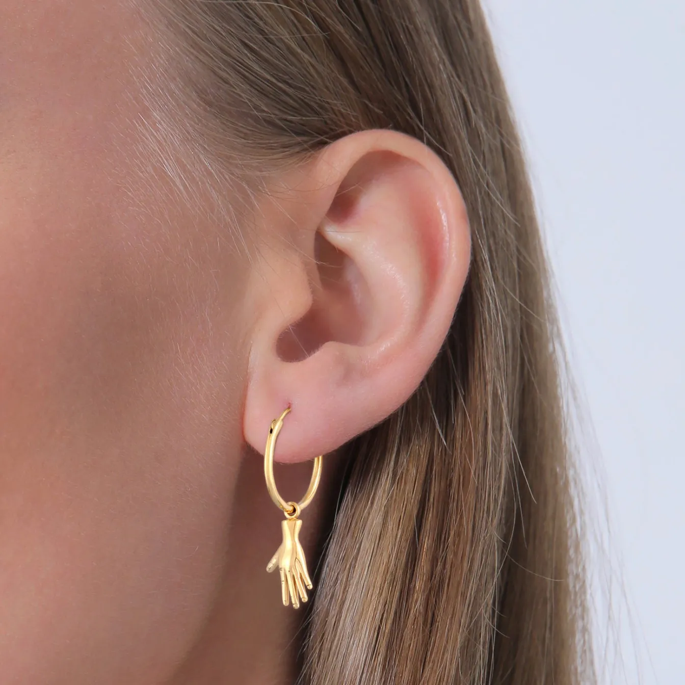 Elli "Ohrhänger Hände< Symbol-schmuck|Ohrringe