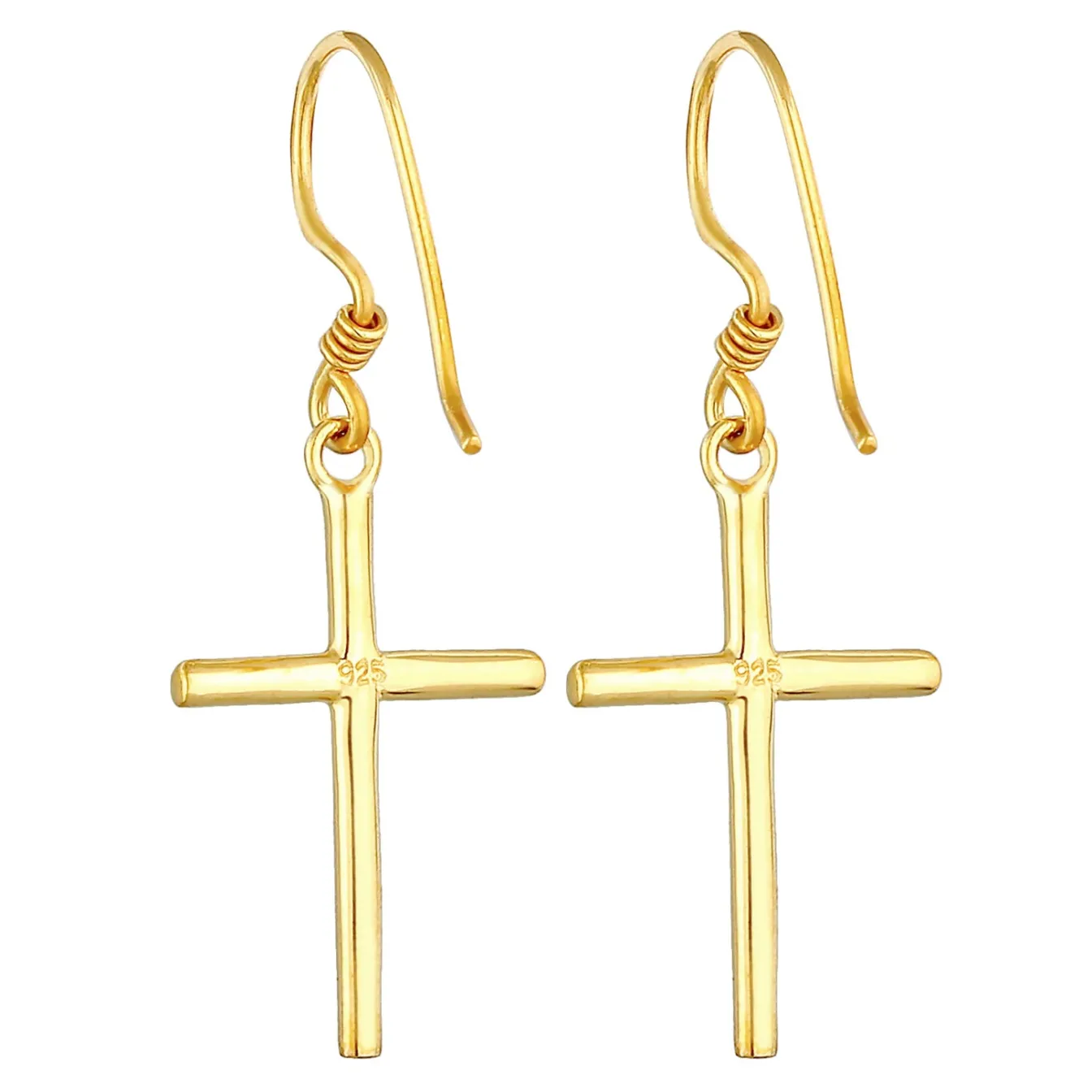 Elli "Ohrhänger Kreuz< Symbol-schmuck|Ohrringe
