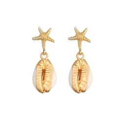 Elli "Ohrhänger Muschel< Symbol-schmuck|Ohrringe