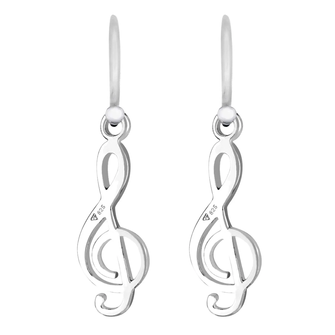 Elli "Ohrhänger Notenschlüssel< Symbol-schmuck|Ohrringe