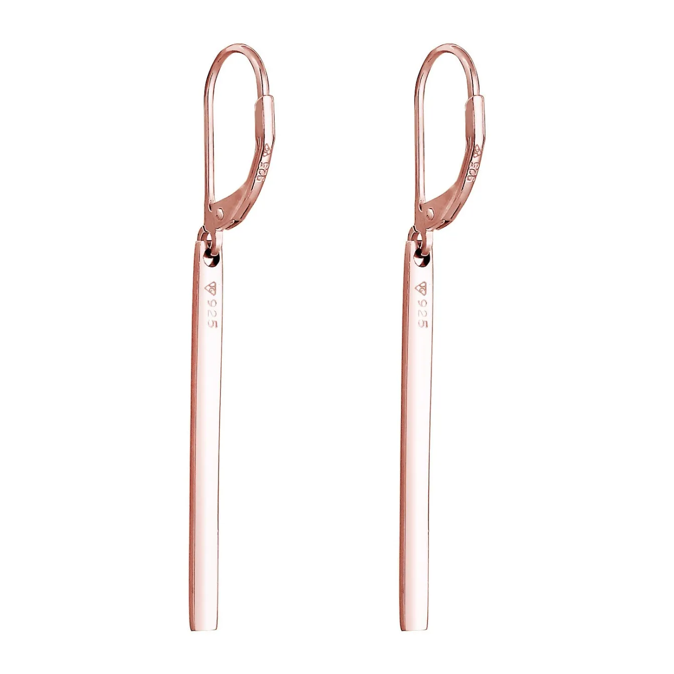 Elli "Ohrhänger Stab< Roségold|Ohrringe