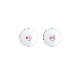 Elli "Ohrring Geo | Kristall ( Rosa )<Kinder Kinderschmuck