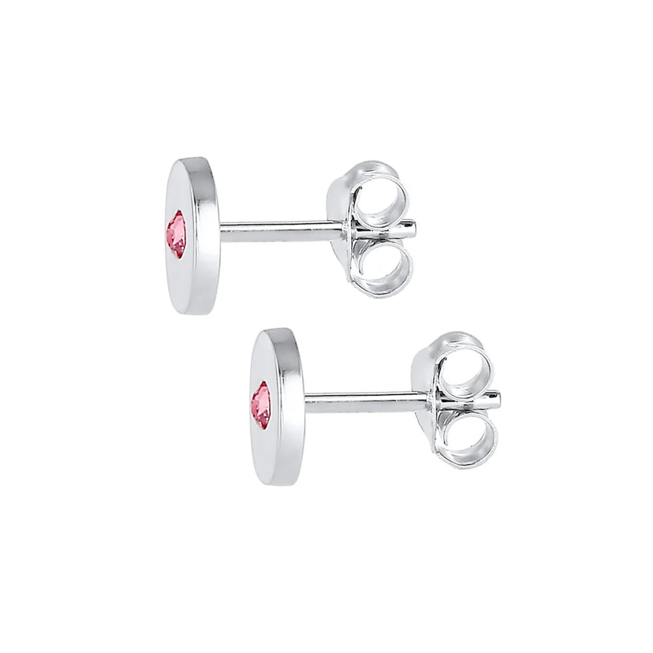 Elli "Ohrring Geo | Kristall ( Rosa )<Kinder Kinderschmuck