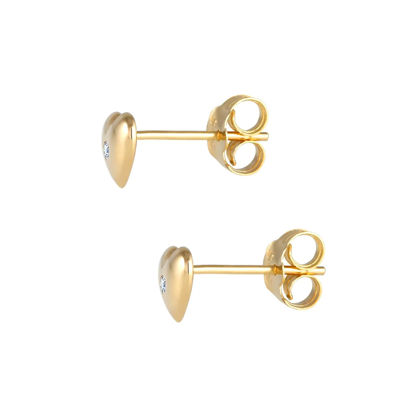 Elli "Ohrring Herz | Diamant ( , 0,03 ct )<Kinder Symbol-schmuck|Herz-schmuck