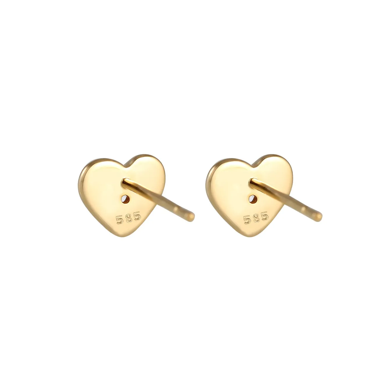 Elli "Ohrring Herz | Diamant ( , 0,03 ct )<Kinder Symbol-schmuck|Herz-schmuck