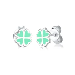 Elli "Ohrring Kleeblatt<Kinder Symbol-schmuck|Kinderschmuck
