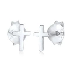 Elli "Ohrring Kreuz<Kinder Symbol-schmuck|Kinderschmuck