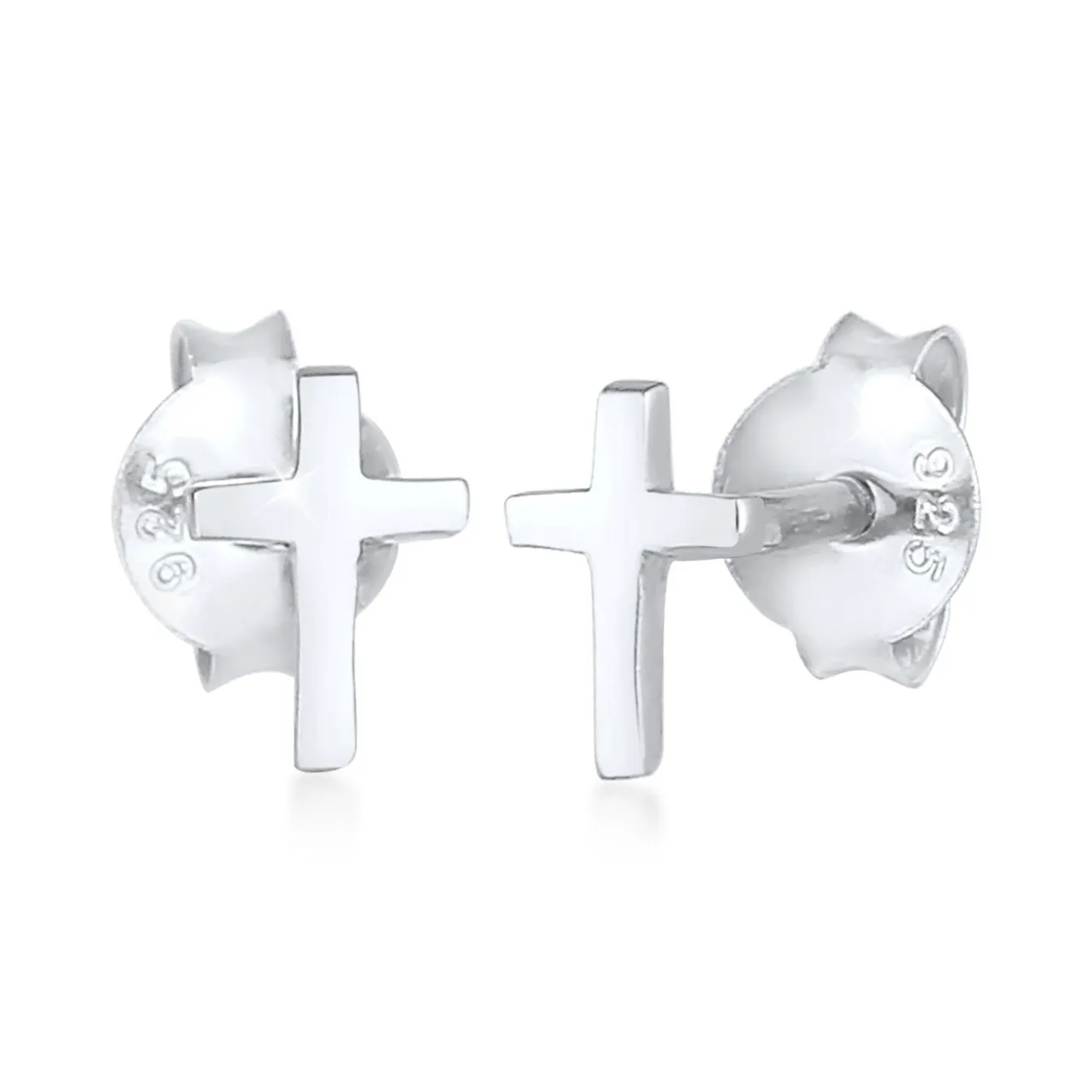 Elli "Ohrring Kreuz<Kinder Symbol-schmuck|Kinderschmuck