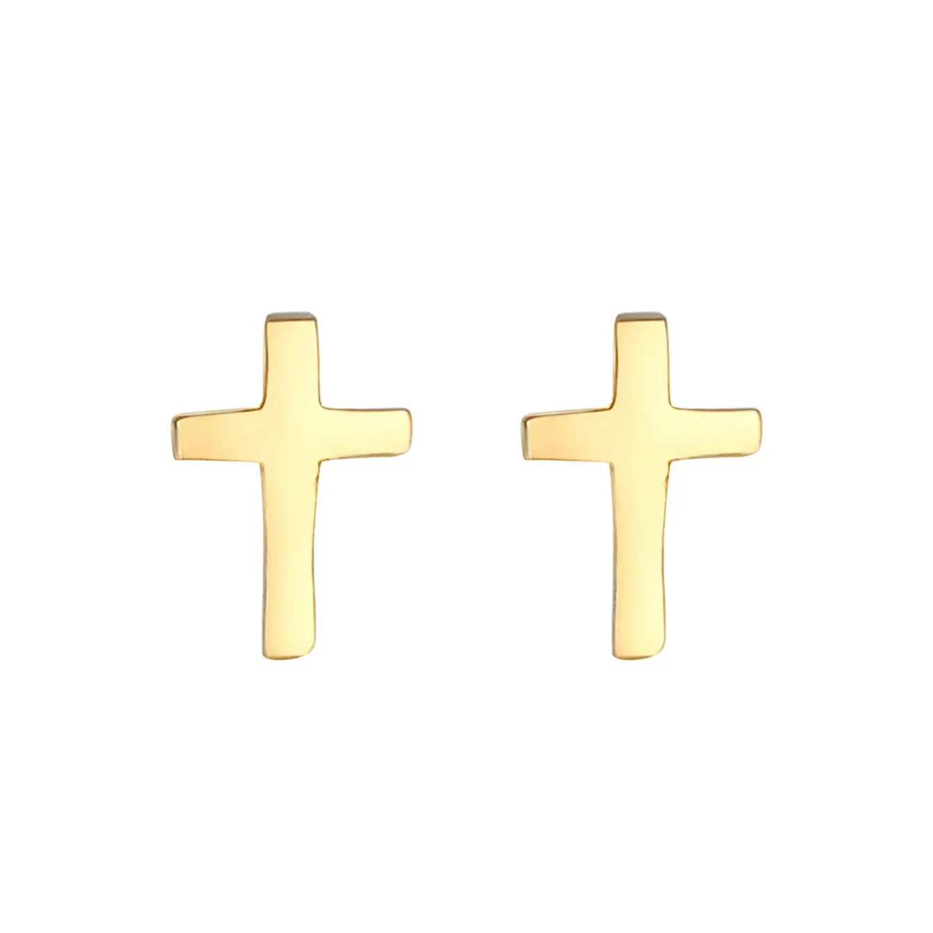 Elli "Ohrring Kreuz<Kinder Symbol-schmuck|Kinderschmuck
