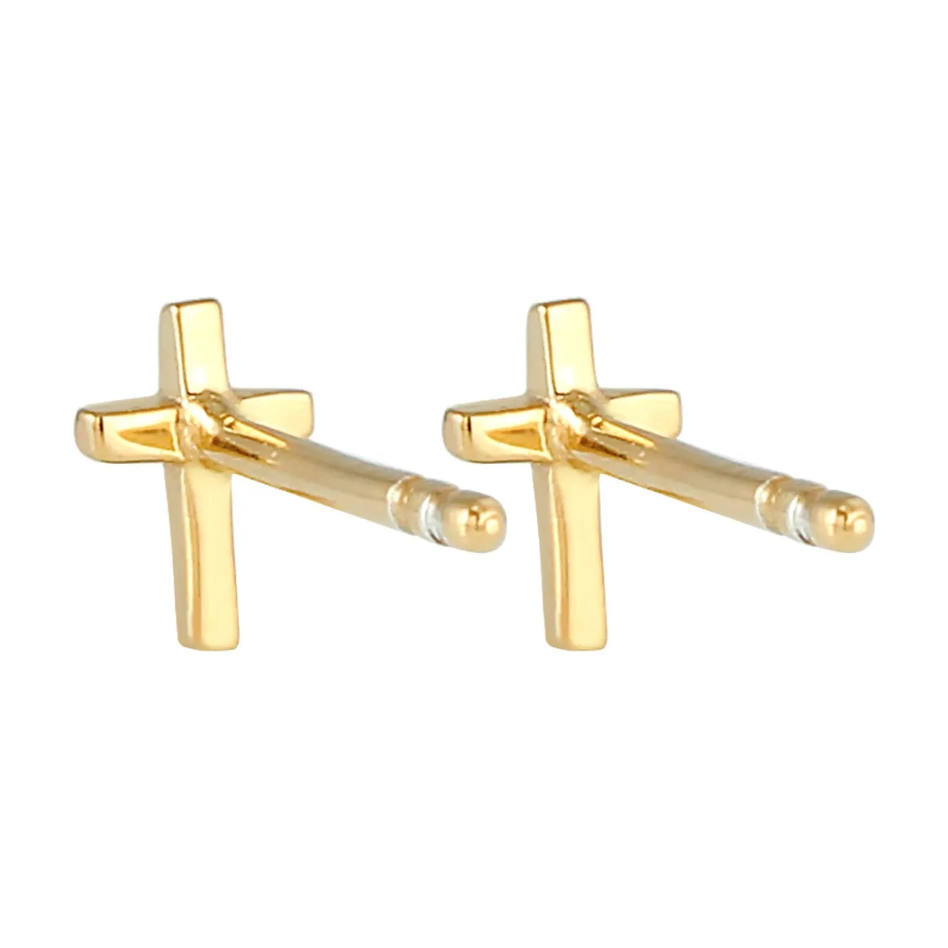 Elli "Ohrring Kreuz<Kinder Symbol-schmuck|Kinderschmuck