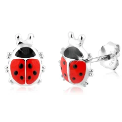 Elli "Ohrring Marienkäfer<Kinder Kinderschmuck