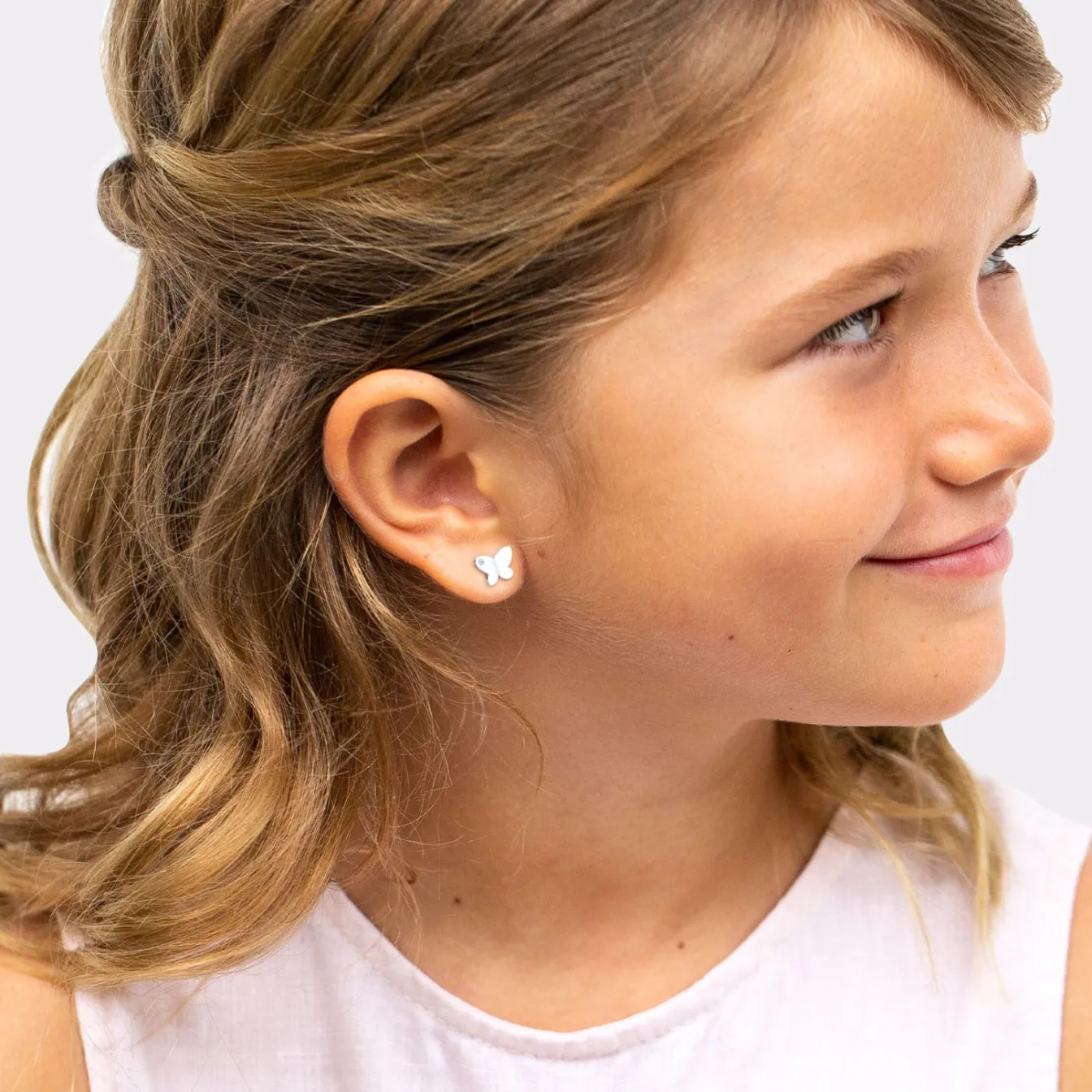 Elli "Ohrring Schmetterling | Diamant ( , 0,03 ct )<Kinder Kinderschmuck