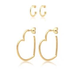 Elli "Ohrringset< Symbol-schmuck|Herz-schmuck
