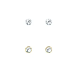 Elli "Ohrringset | Kristall (Weiß)< Ohrringe|Silber