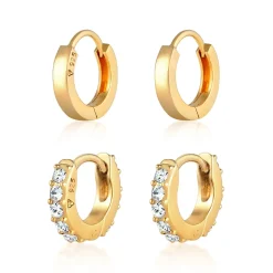 Elli "Ohrringset | Kristall (Weiß)< Ohrringe|Silber