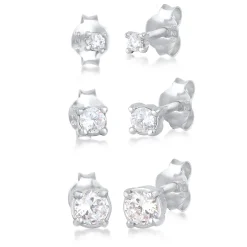 Elli "Ohrringset | Zirkonia (Weiß)< Ohrringe|Silber