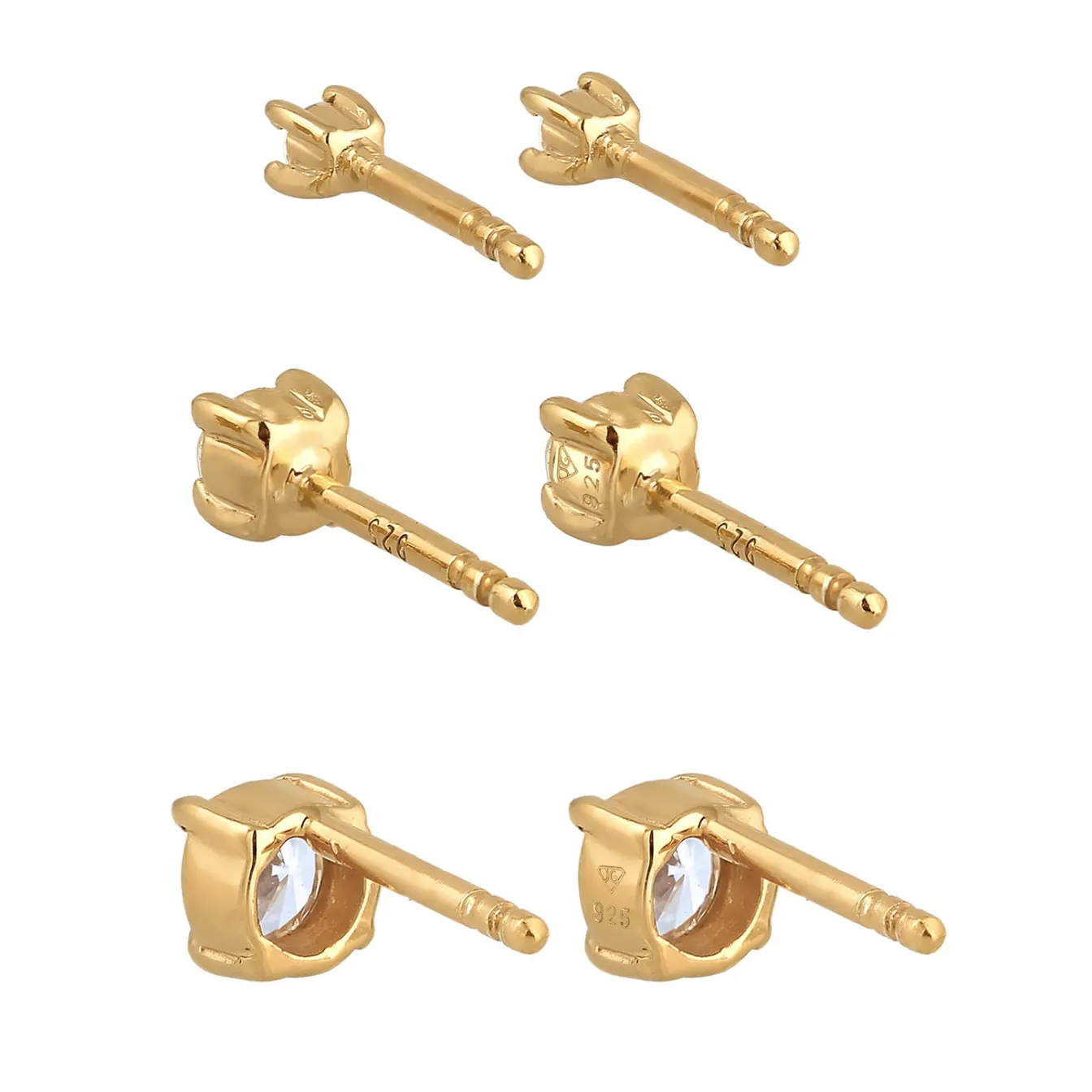 Elli "Ohrringset | Zirkonia (Weiß)< Ohrringe|Silber