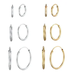 Elli "Ohrringset Bicolor< Vergoldet|Ohrringe