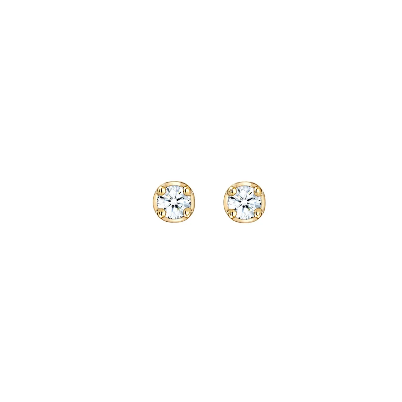 Elli "Ohrstecker | Diamant ( Schwarz, 0,06 ct )< Ohrringe|Echtgold