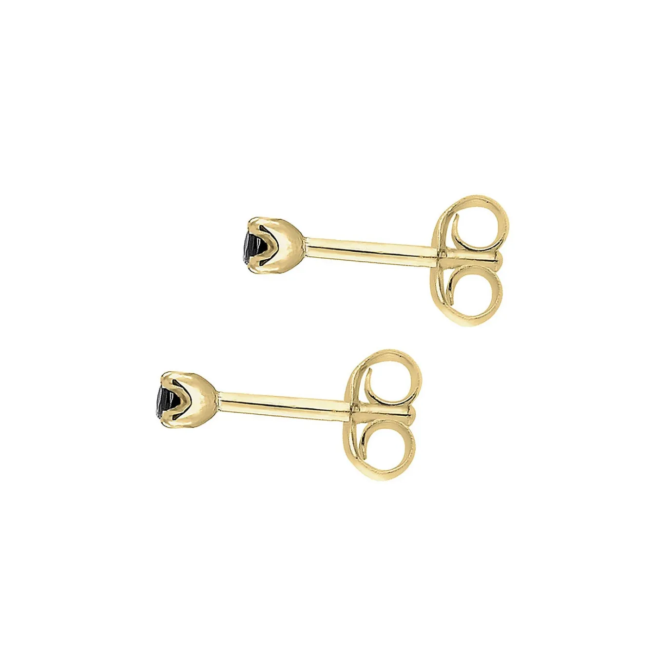 Elli "Ohrstecker | Diamant ( Schwarz, 0,06 ct )< Ohrringe|Echtgold