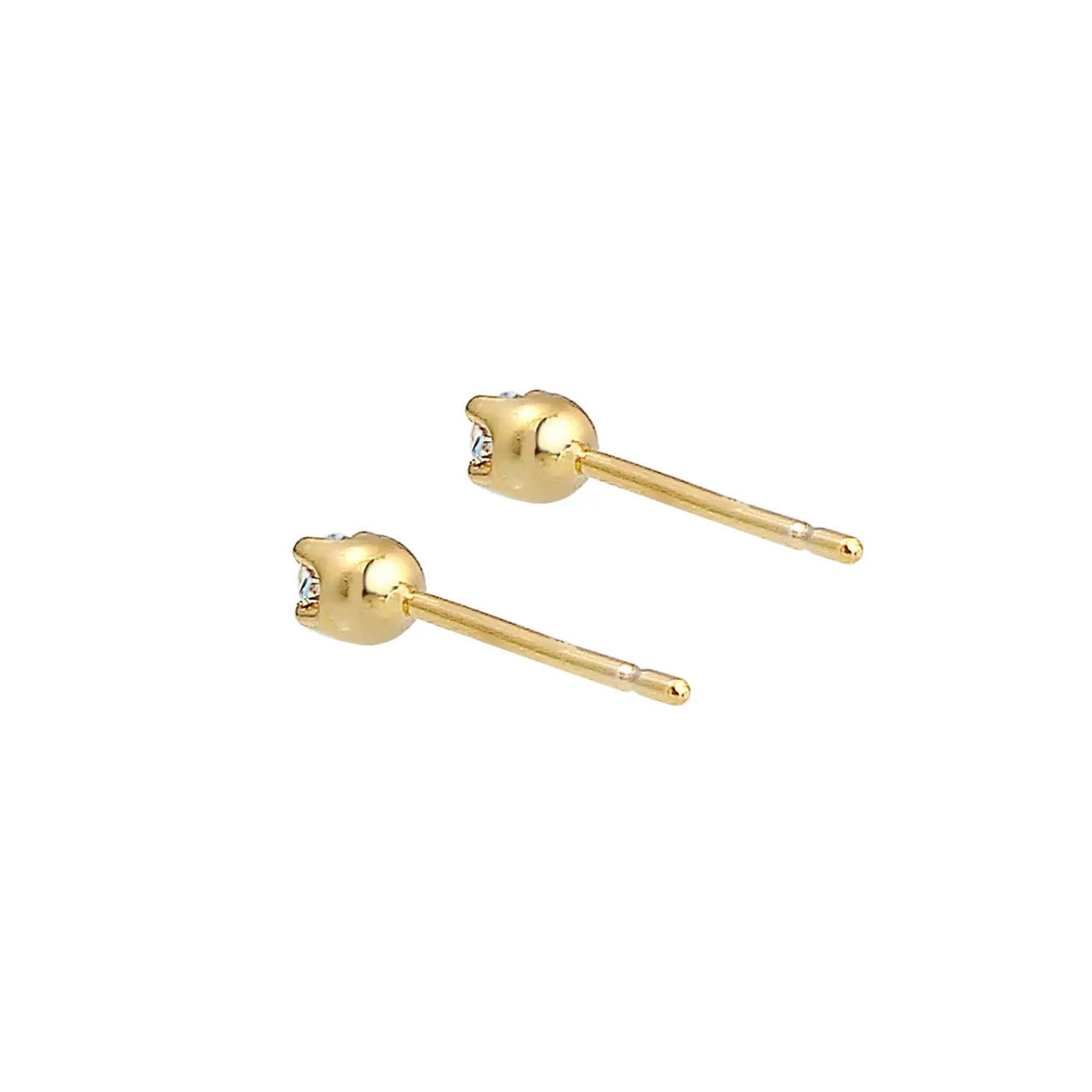 Elli "Ohrstecker | Diamant ( Schwarz, 0,06 ct )< Ohrringe|Echtgold