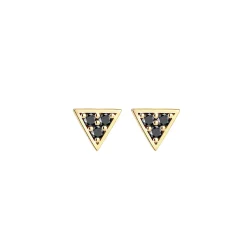 Elli "Ohrstecker | Diamant ( Schwarz, 0,09 ct )< Ohrringe|Echtgold