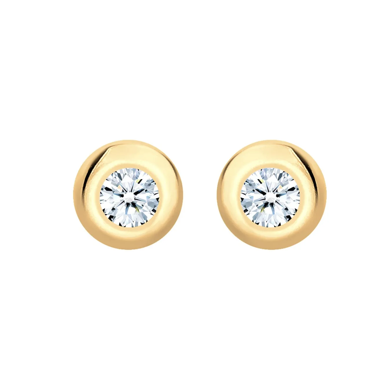 Elli "Ohrstecker | Diamant ( , 0,06 ct )< Ohrringe|Echtgold