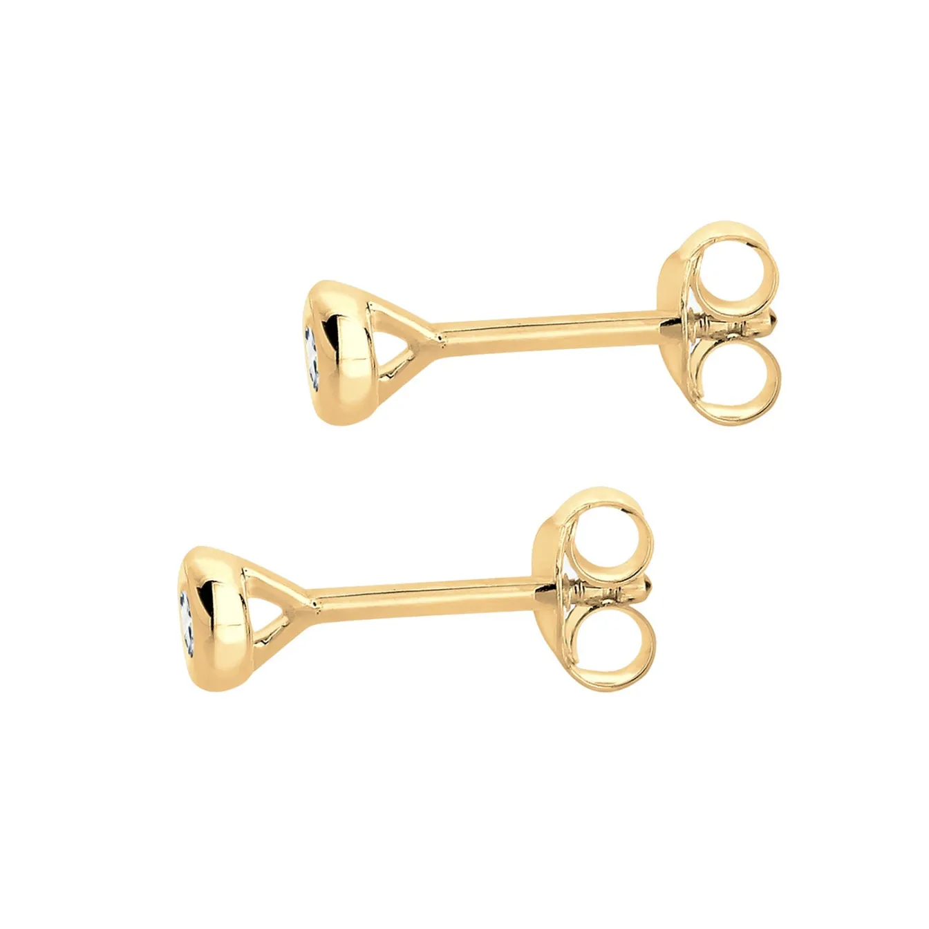Elli "Ohrstecker | Diamant ( , 0,06 ct )< Ohrringe|Echtgold