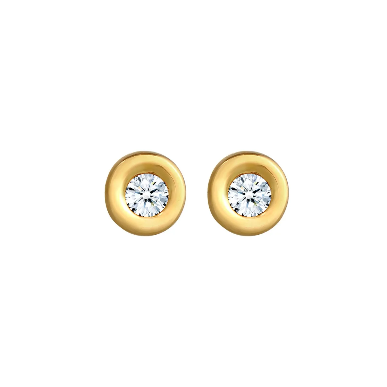 Elli "Ohrstecker | Diamant ( , 0,12 ct )< Ohrringe|Echtgold