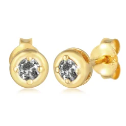Elli "Ohrstecker | Salt & Pepper Diamant (0.11 ct.)< Letzte Chance|Ohrringe