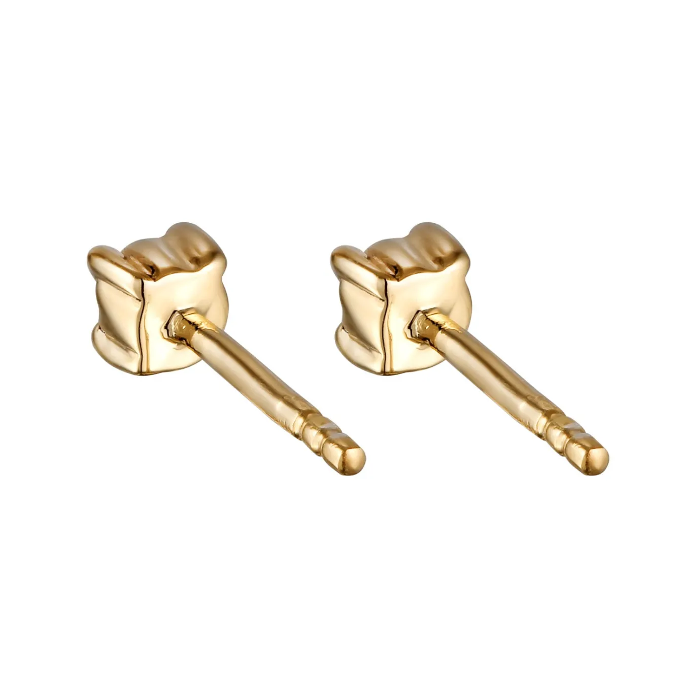 Elli "Ohrstecker | Synthetischer Smaragd< Ohrringe