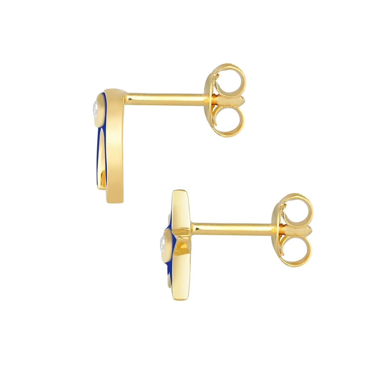 Elli "Ohrstecker Astro | Zirkonia ( Weiß )< Symbol-schmuck|Ohrringe