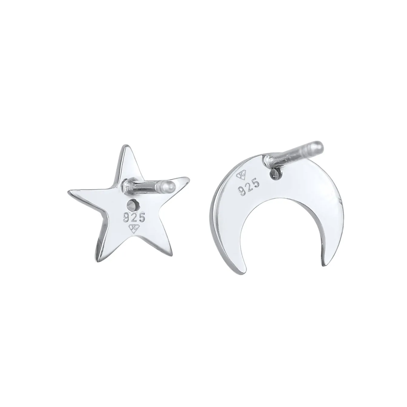 Elli "Ohrstecker Astro | Zirkonia ( Weiß )< Symbol-schmuck|Ohrringe