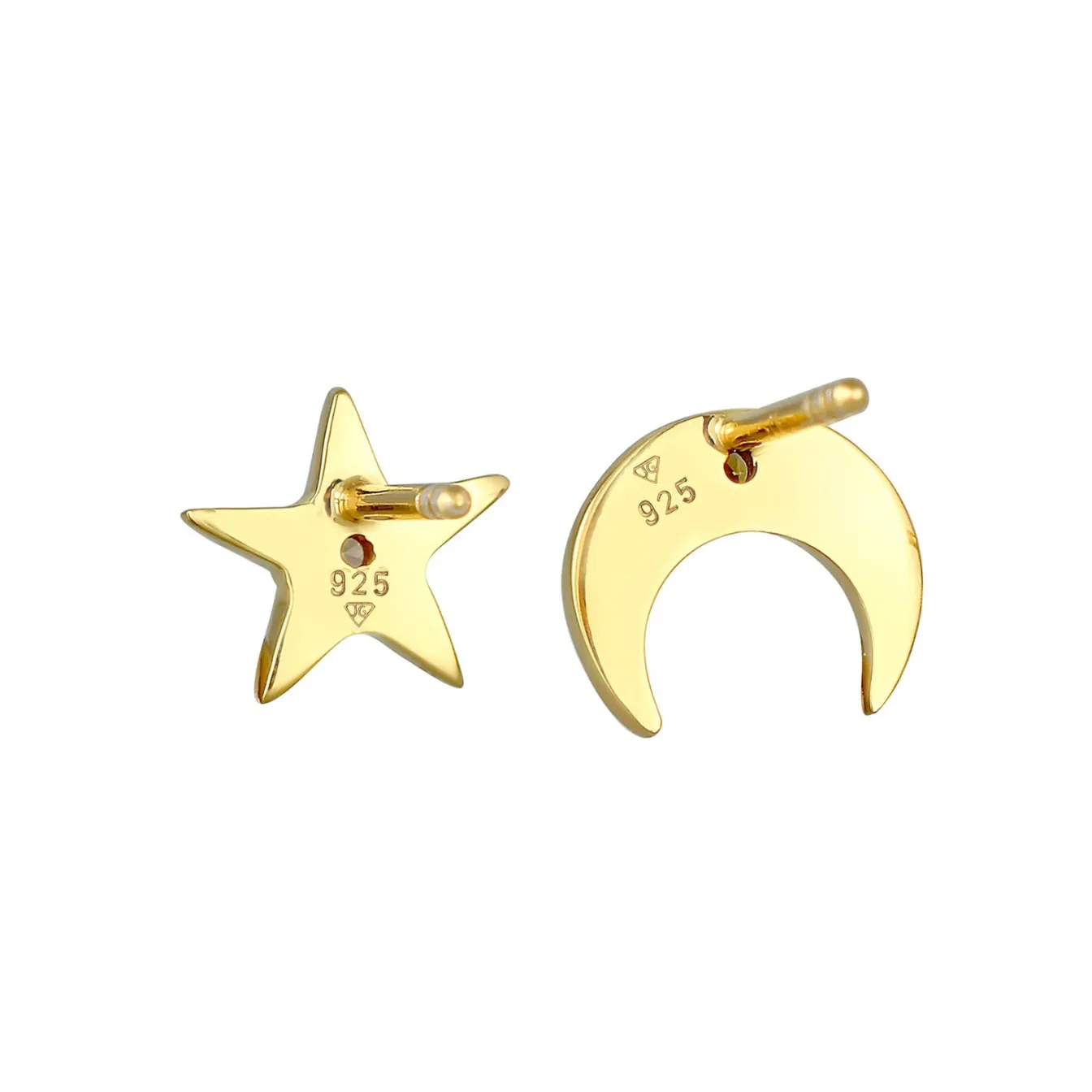 Elli "Ohrstecker Astro | Zirkonia ( Weiß )< Symbol-schmuck|Ohrringe