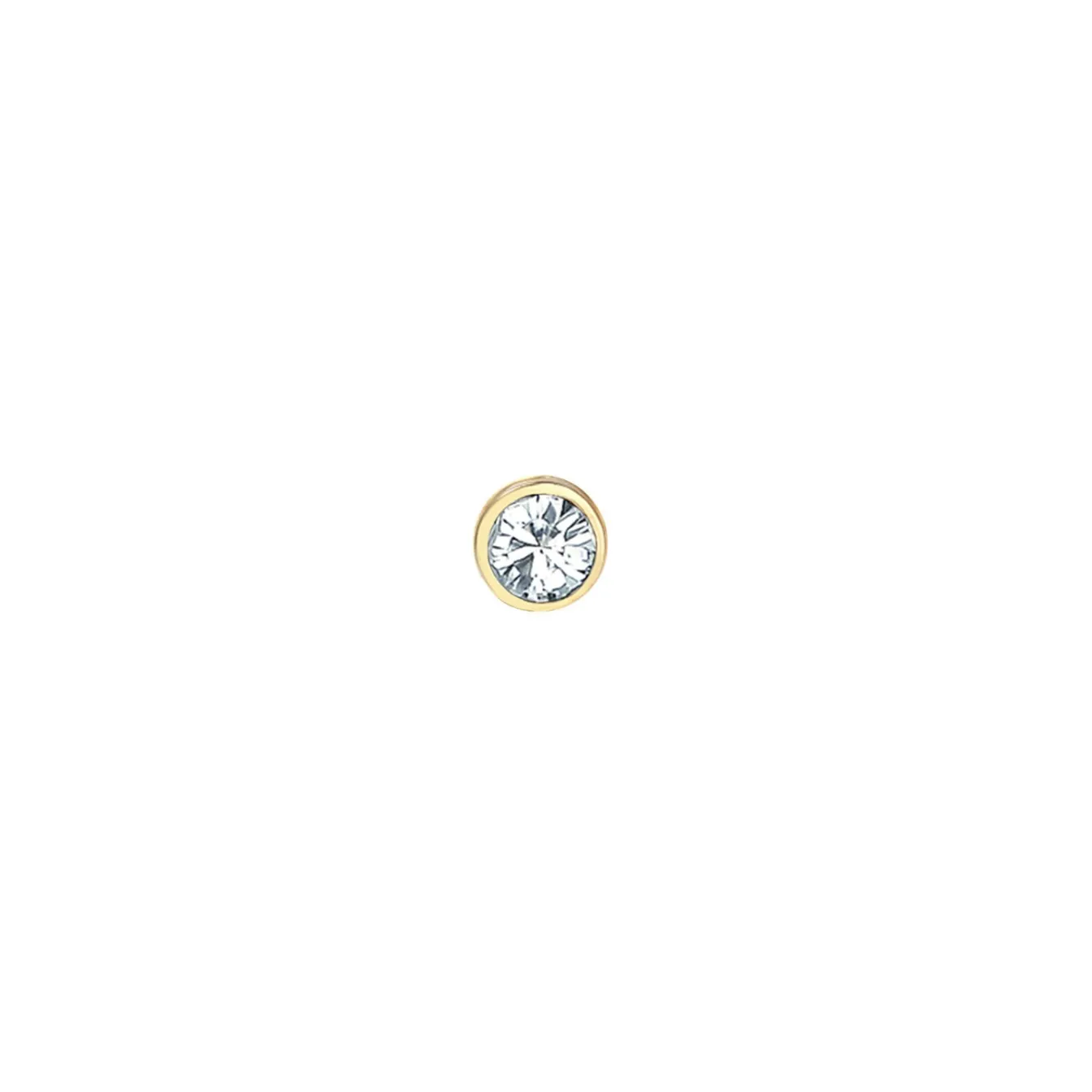 Elli "Ohrstecker Basic | Kristall (Weiß)< Ohrringe|Silber