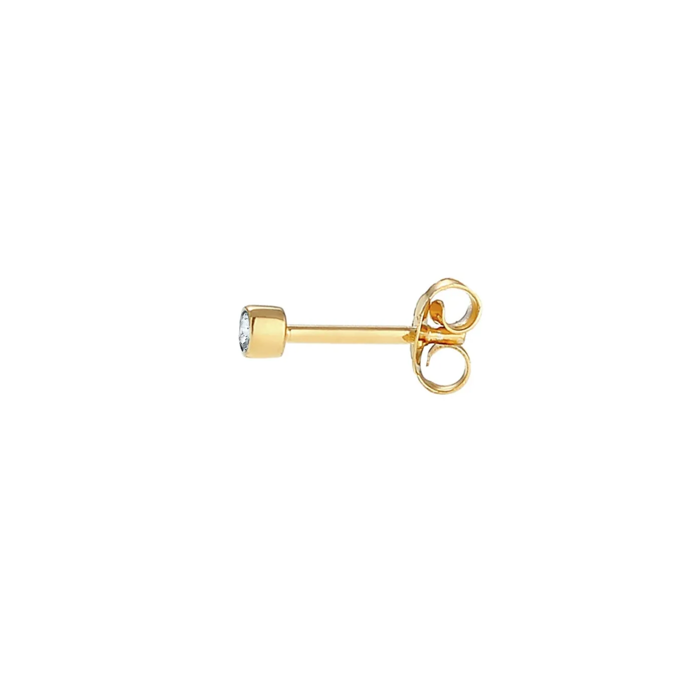 Elli "Ohrstecker Basic | Kristall (Weiß)< Ohrringe|Silber