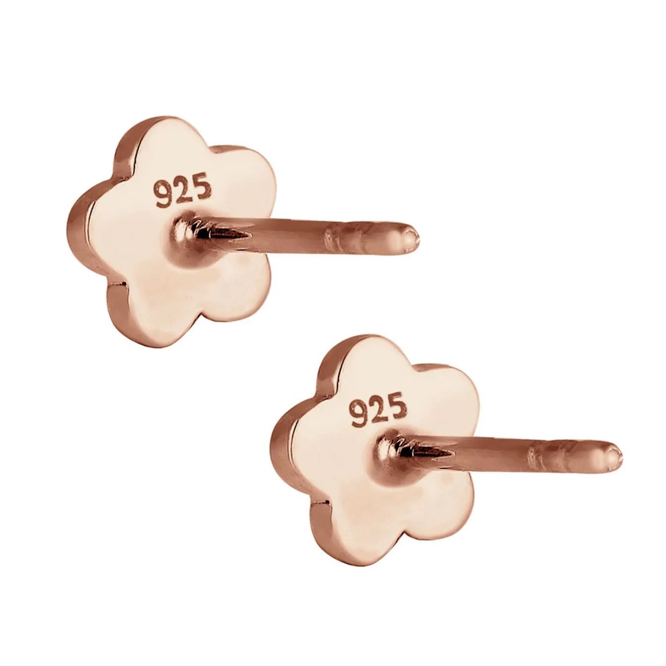 Elli "Ohrstecker Blume | Kristall (Rosa)<Kinder Symbol-schmuck|Kinderschmuck