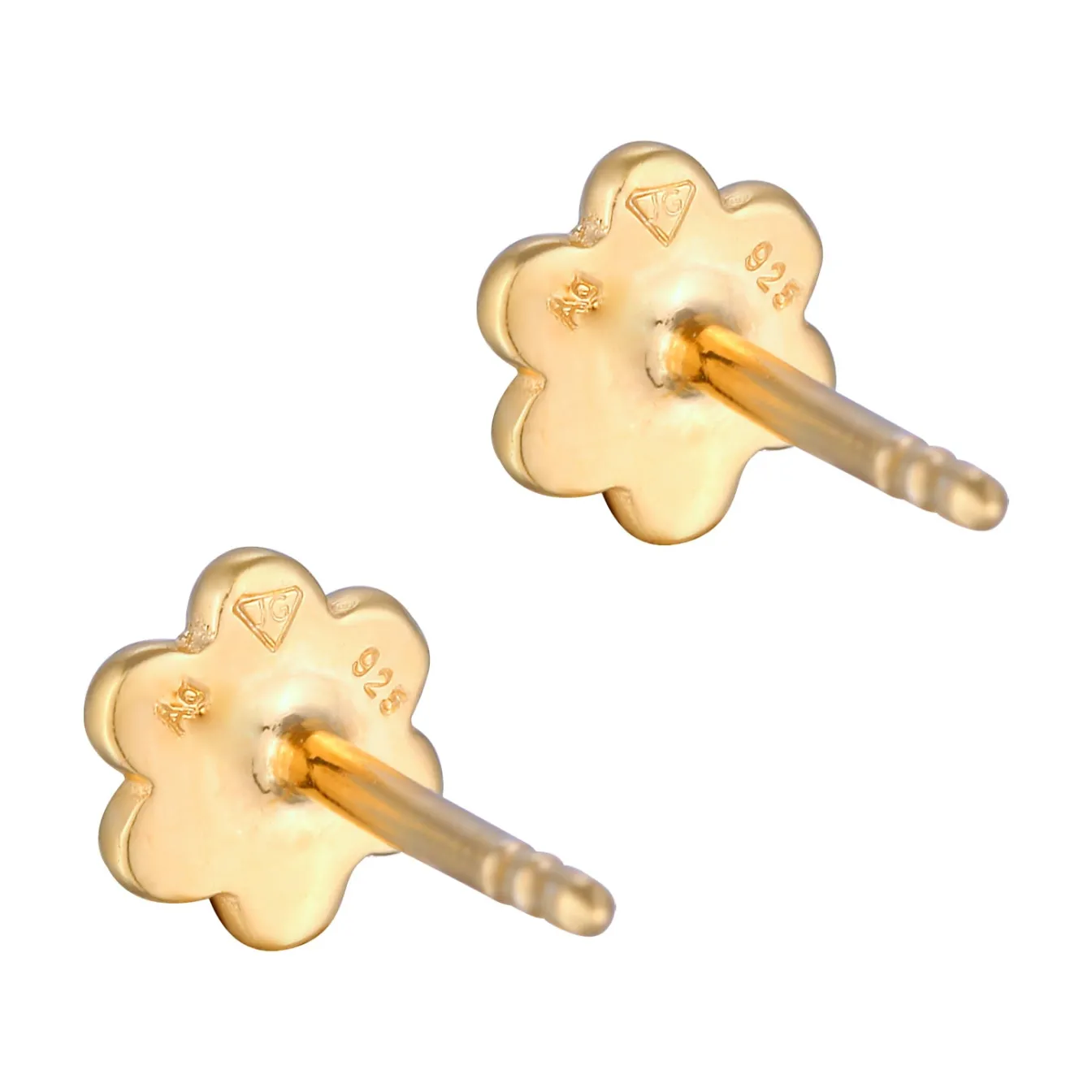 Elli "Ohrstecker Blume | Kristall (Blau)<Kinder Symbol-schmuck|Kinderschmuck