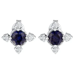 Elli "Ohrstecker Blume | Laborgezüchteter Diamant (0.032 ct)< Symbol-schmuck|Diamanten