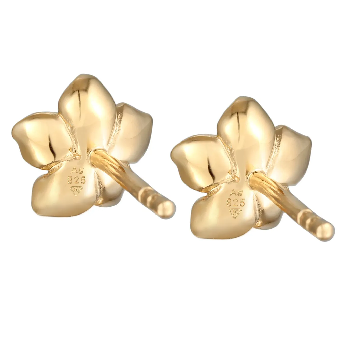 Elli "Ohrstecker Blume | Zirkonia (Weiß)< Symbol-schmuck|Ohrringe