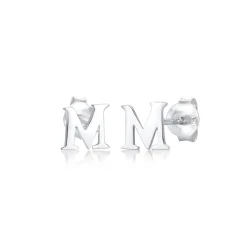 Elli "Ohrstecker Buchstabe< Personalisierter Schmuck|Ohrringe