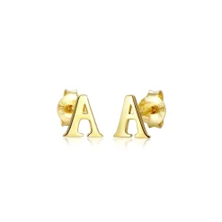 Elli "Ohrstecker Buchstabe< Personalisierter Schmuck|Ohrringe