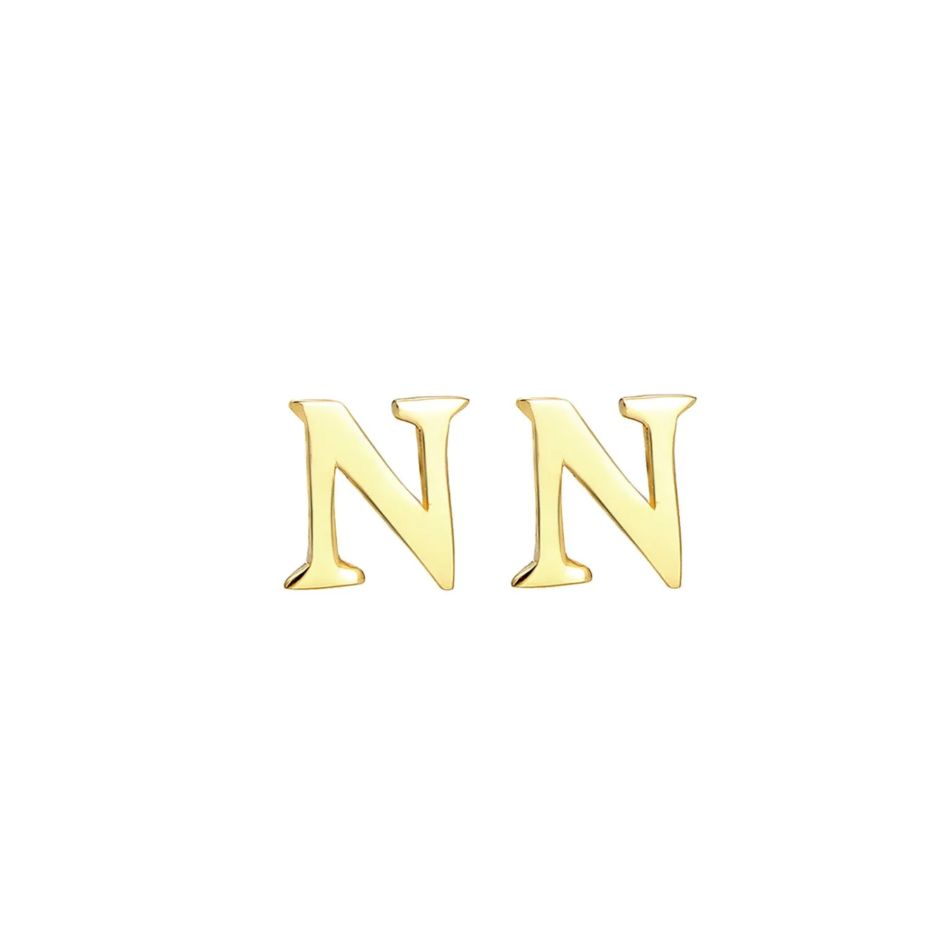 Elli "Ohrstecker Buchstabe< Personalisierter Schmuck|Ohrringe