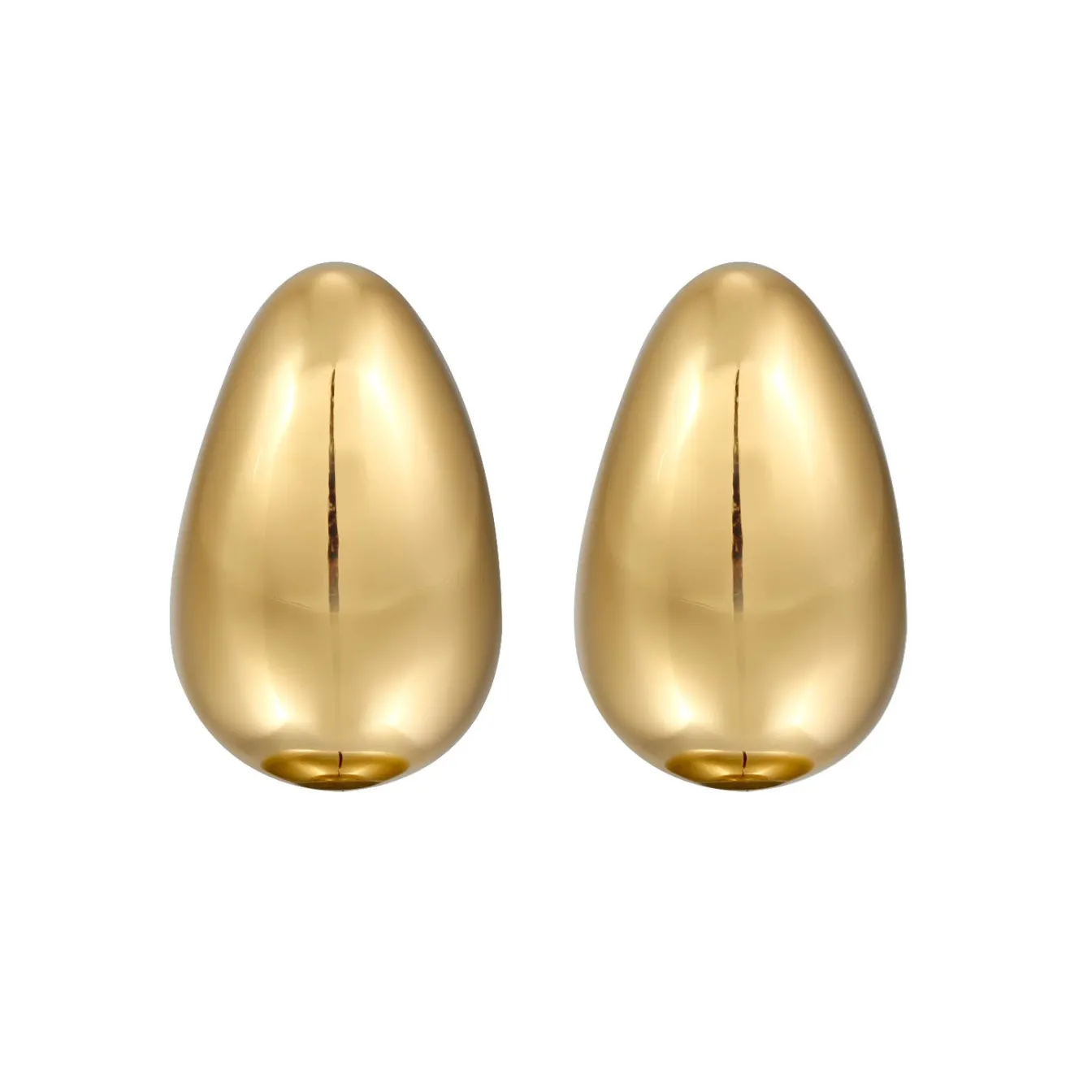 Elli "Ohrstecker Chunky Drop< Vergoldet|Ohrringe