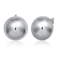 Elli "Ohrstecker Chunky Kugel< Ohrringe|Silber