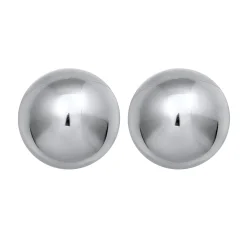 Elli "Ohrstecker Chunky Kugel< Ohrringe|Silber