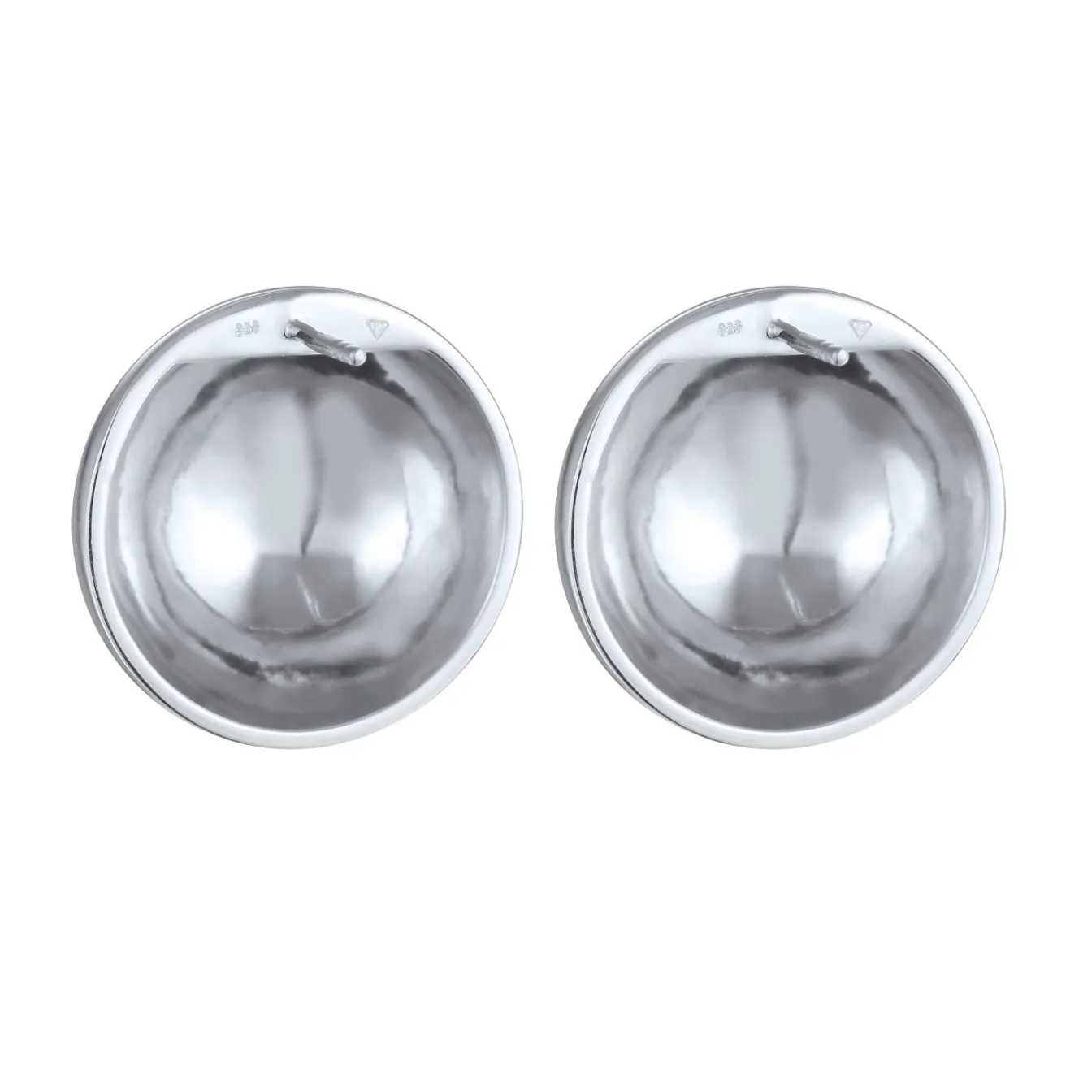 Elli "Ohrstecker Chunky Kugel< Ohrringe|Silber