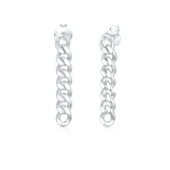 Elli "Ohrstecker Ear Chain< Ohrringe|Vergoldet